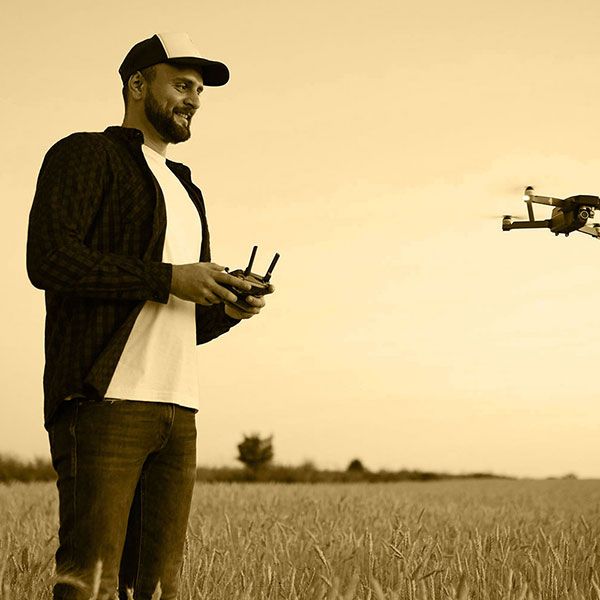 Drone professionnel mariage