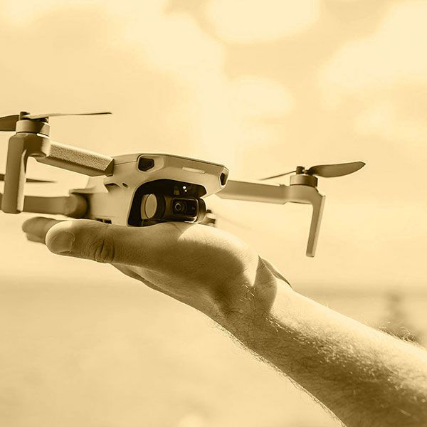 Drone professionnel mariage