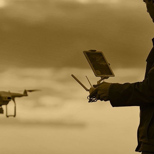Drone professionnel mariage