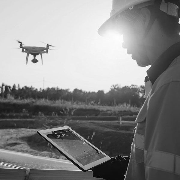 Mariage filmé par drone