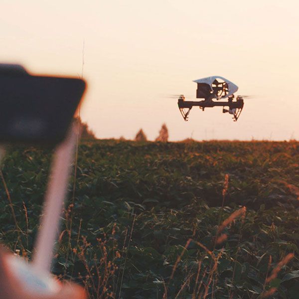 Mariage filmé par drone