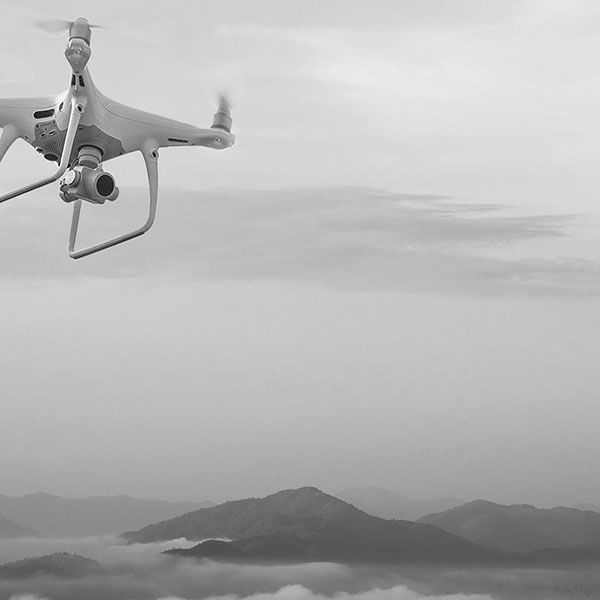 Mariage filmé par drone