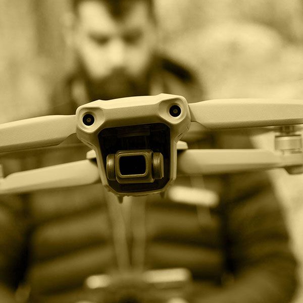 Film drone mariage