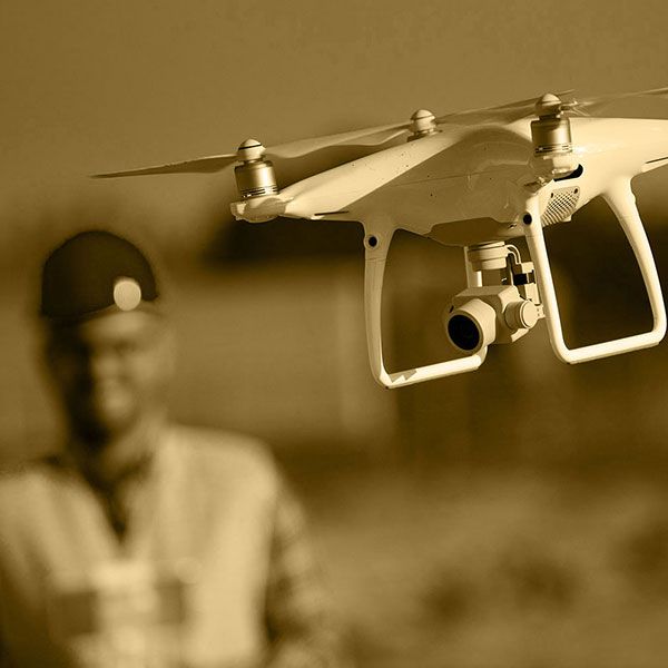 Drone professionnel mariage