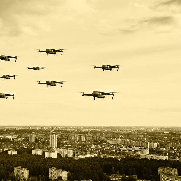 Drone professionnel mariage