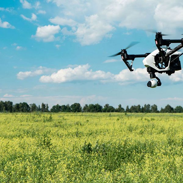 Mariage filmé par drone