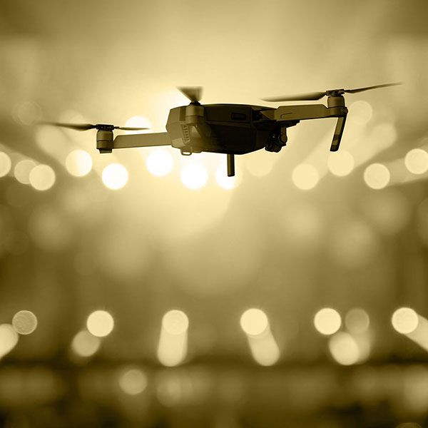 Film drone mariage