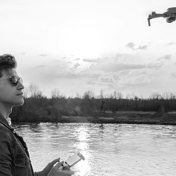 Photo mariage drone
