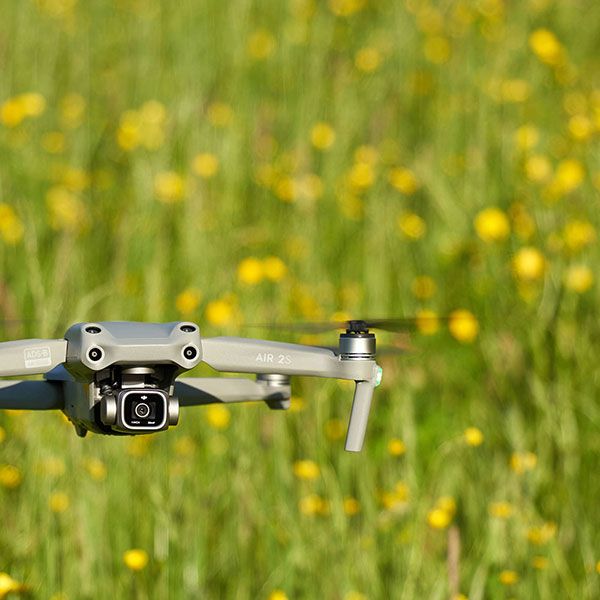 Mariage filmé par drone