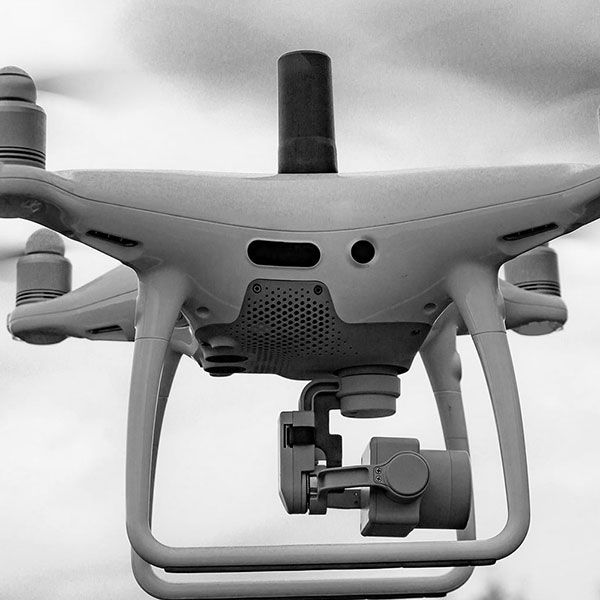 Mariage filmé par drone