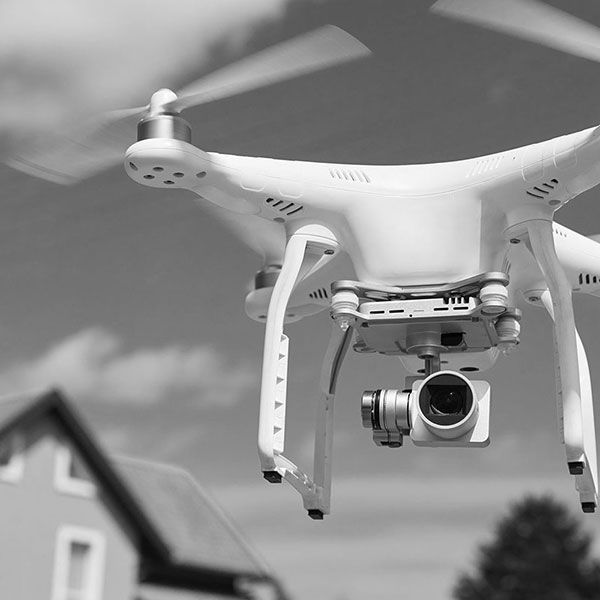 Drone professionnel mariage