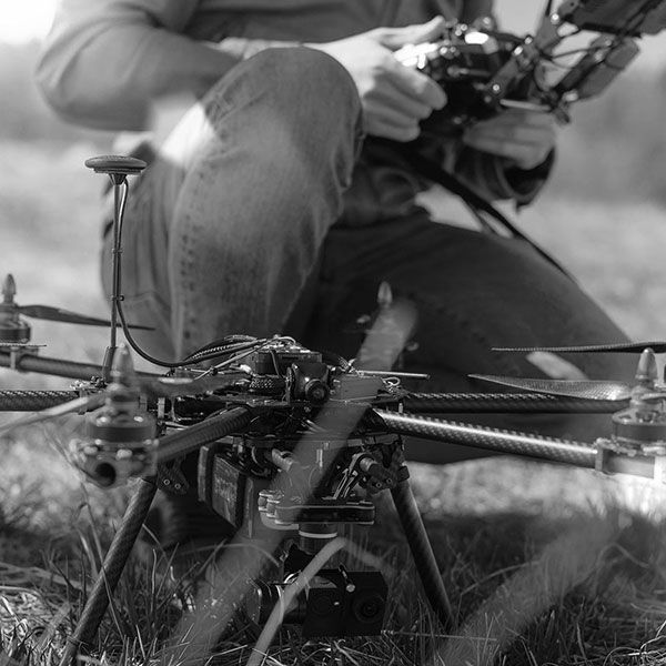 Drone+pilote
