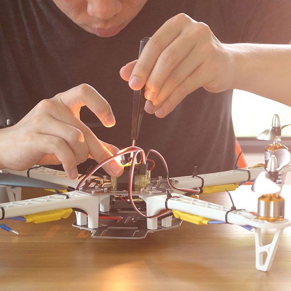 Drone+pilote
