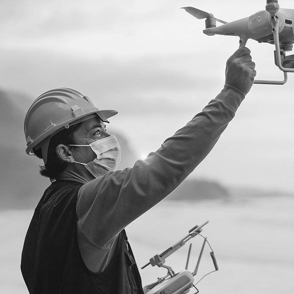 Inspection par drone