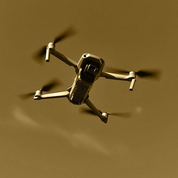 Vue du ciel drone
