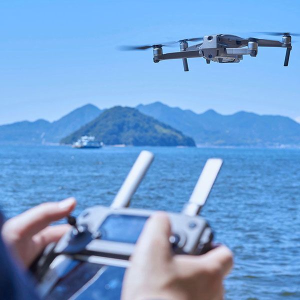 Vue du ciel drone