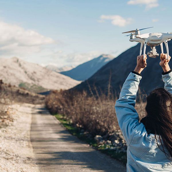 Photo aerienne drone