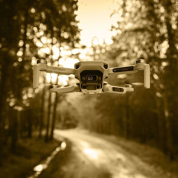 Vue du ciel drone