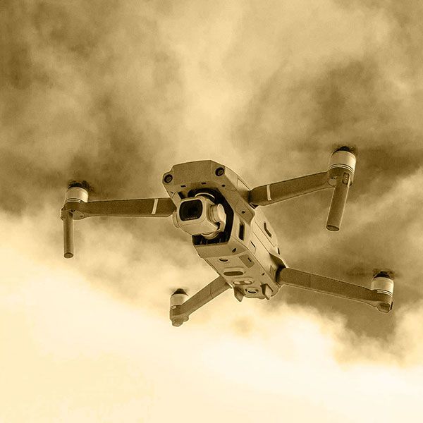 Vue du ciel drone