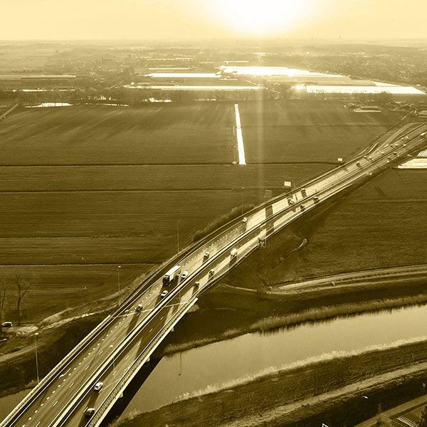 Vue du ciel drone