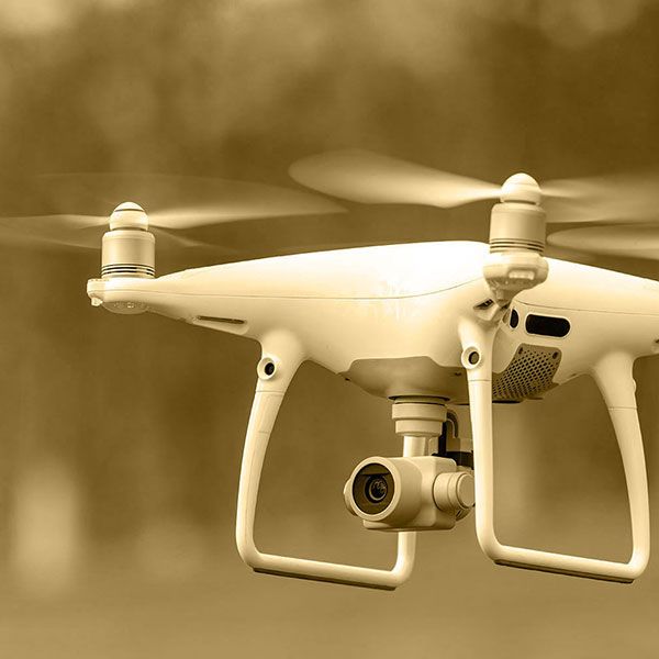 Vue du ciel drone