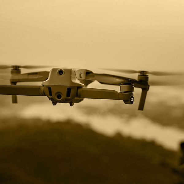 Vue du ciel drone