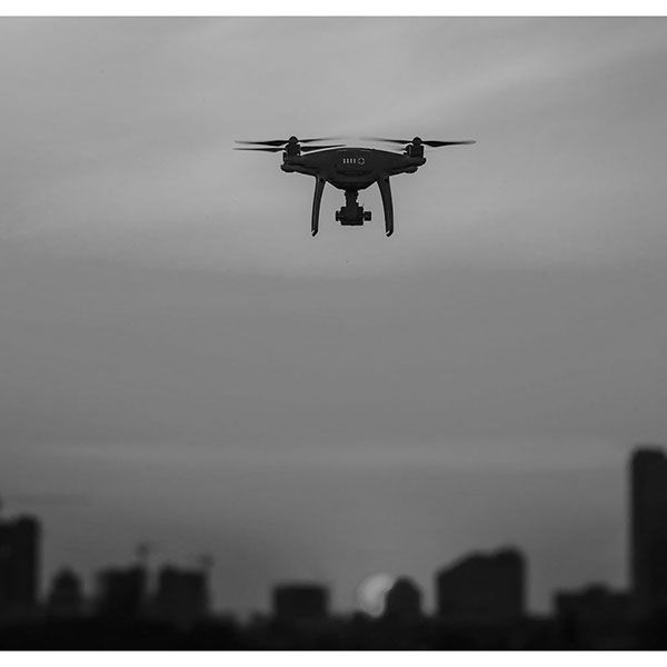 Vue aerienne thermique de ma maison