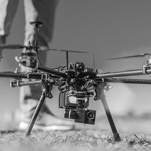 Vue du ciel drone