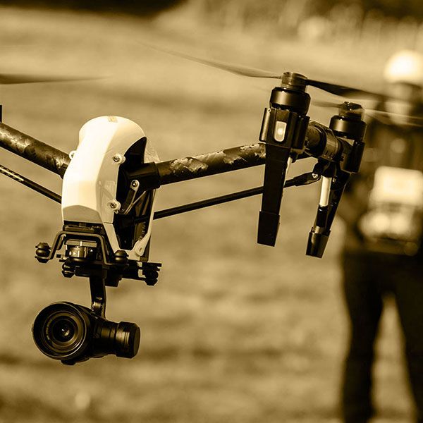 Vue du ciel drone