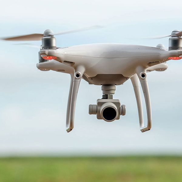 Vue du ciel drone