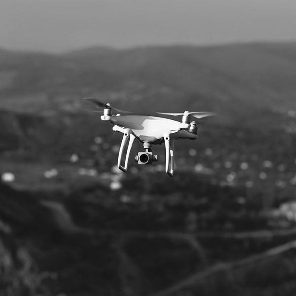 Vue du ciel drone