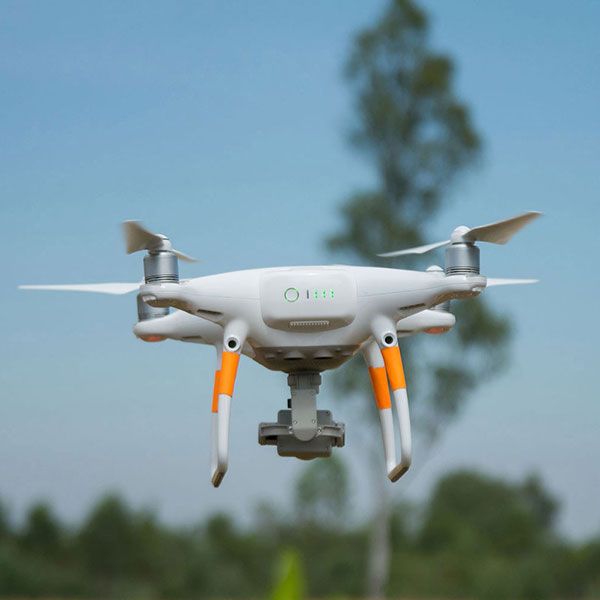 Vue du ciel drone
