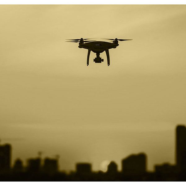 Vue du ciel drone
