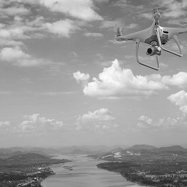 Vue aerienne thermique de ma maison