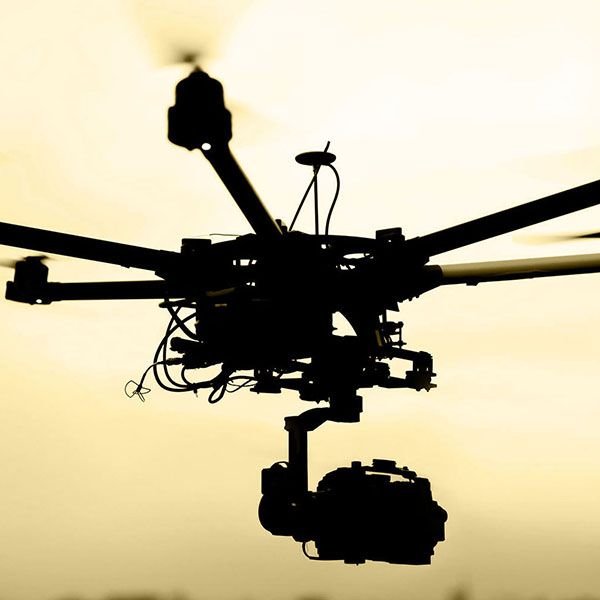 Vue du ciel drone