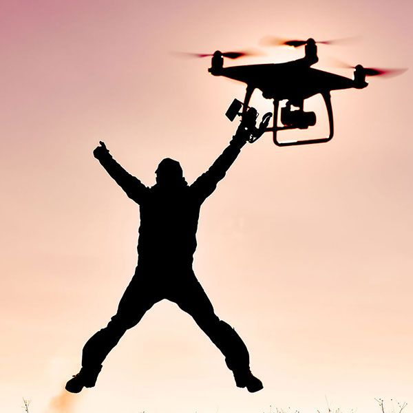 Vue du ciel drone