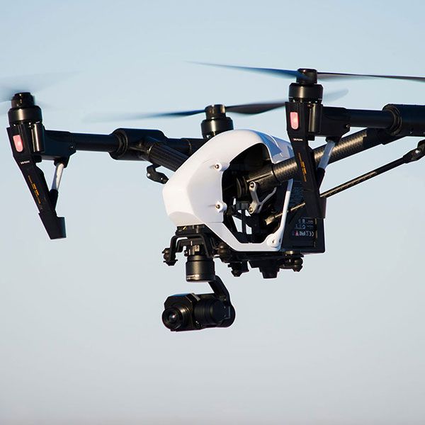 Vue du ciel drone