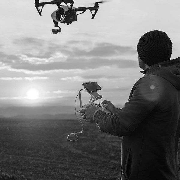 Vue du ciel drone