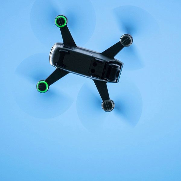 Vue du ciel drone