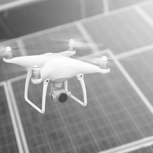 Vue du ciel drone