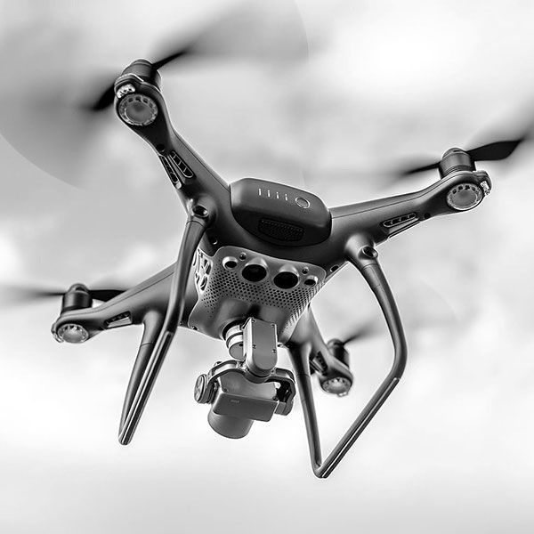 Vue du ciel drone