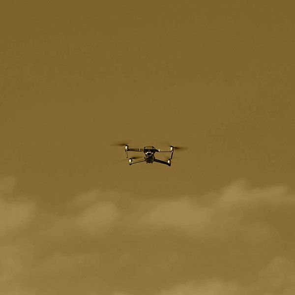 Vue aerienne thermique de ma maison