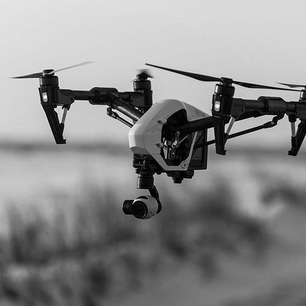 Vue du ciel drone