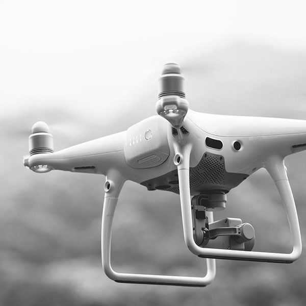 Vue du ciel drone