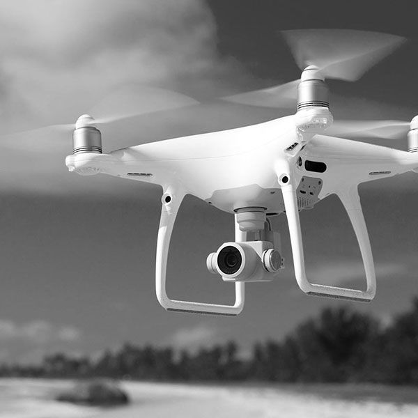 Vue du ciel drone