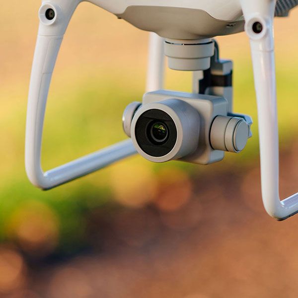 Vue du ciel drone