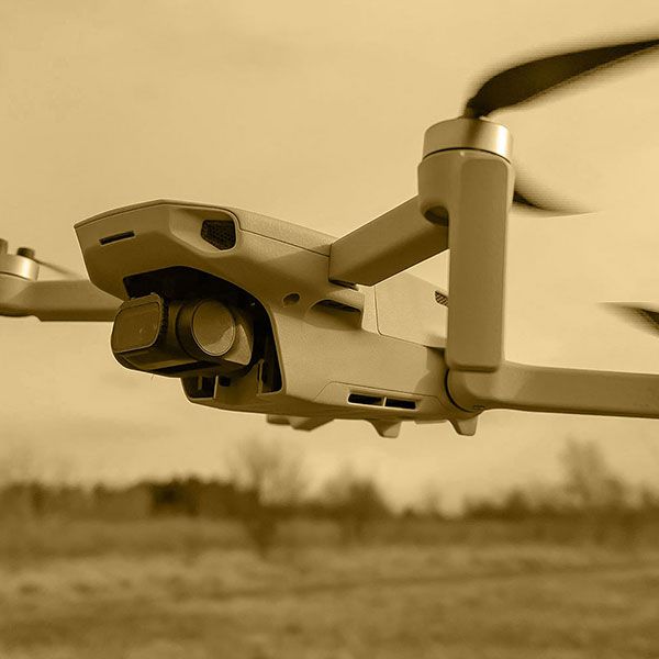Vue du ciel drone