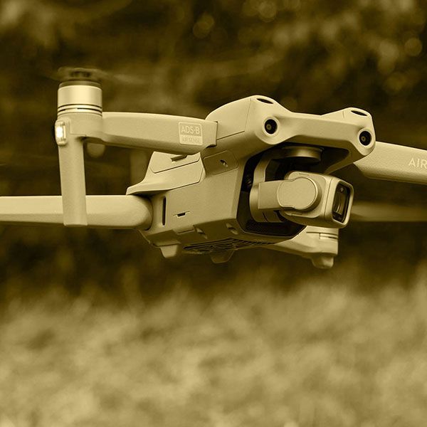 Vue du ciel drone